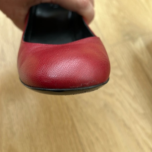 GG - Authentic Gucci Italian wedge high heels. Red 38 1/2. Excellent condition! - Picture 8 of 11